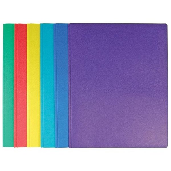 Top Flight DDI 2315180 Top Flight Paper 2 Pocket Folder - Assorted Colors  3 Prong Case of 100 2315180